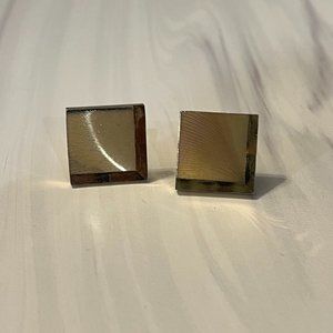 Vintage gold tone cufflinks